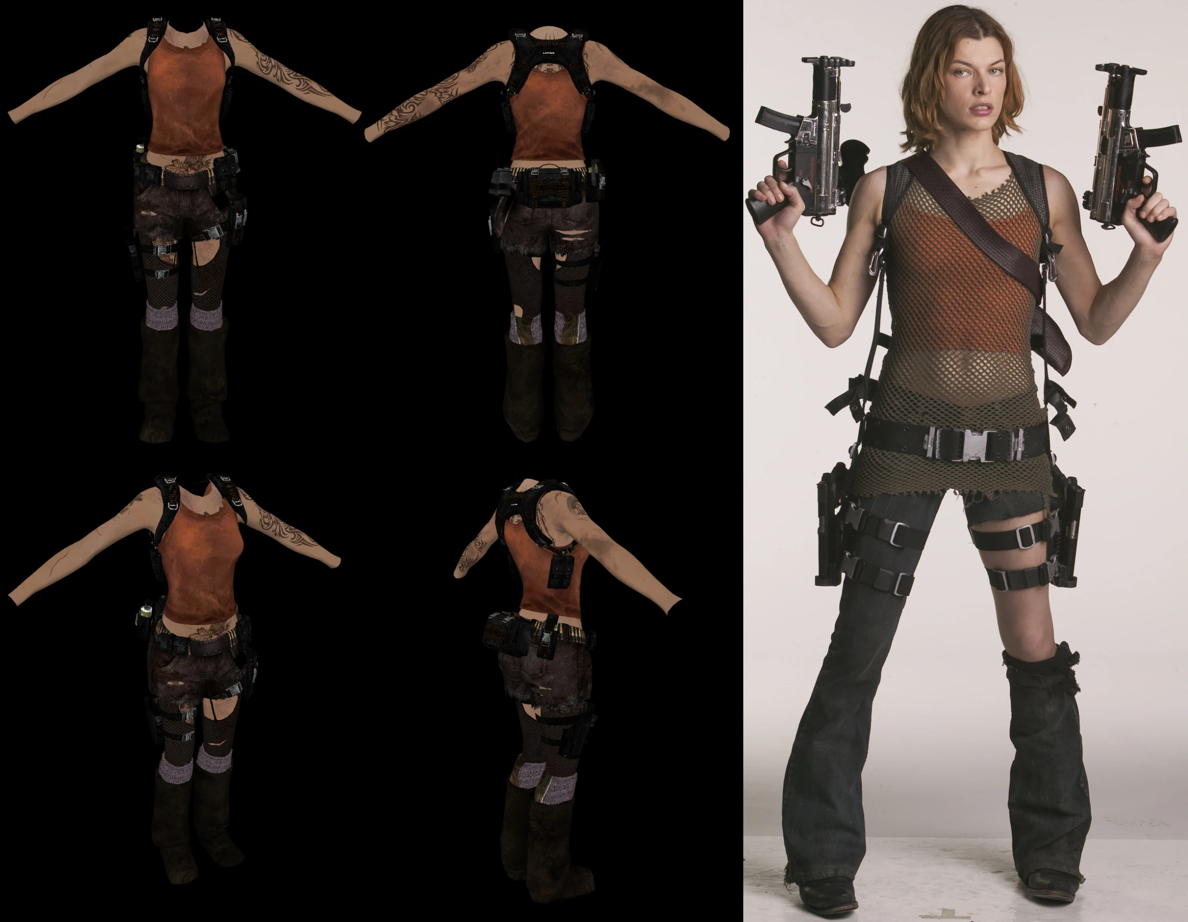 Alice resident evil outfit