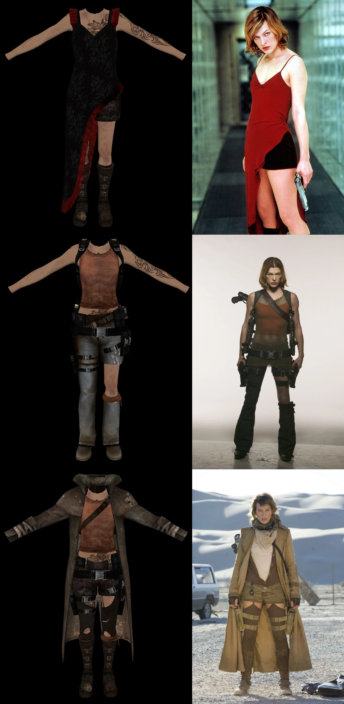 fallout 4 resident evil outfit pack