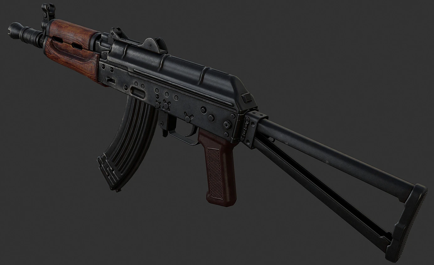 AKS74U texturing - early at Fallout New Vegas - mods and community