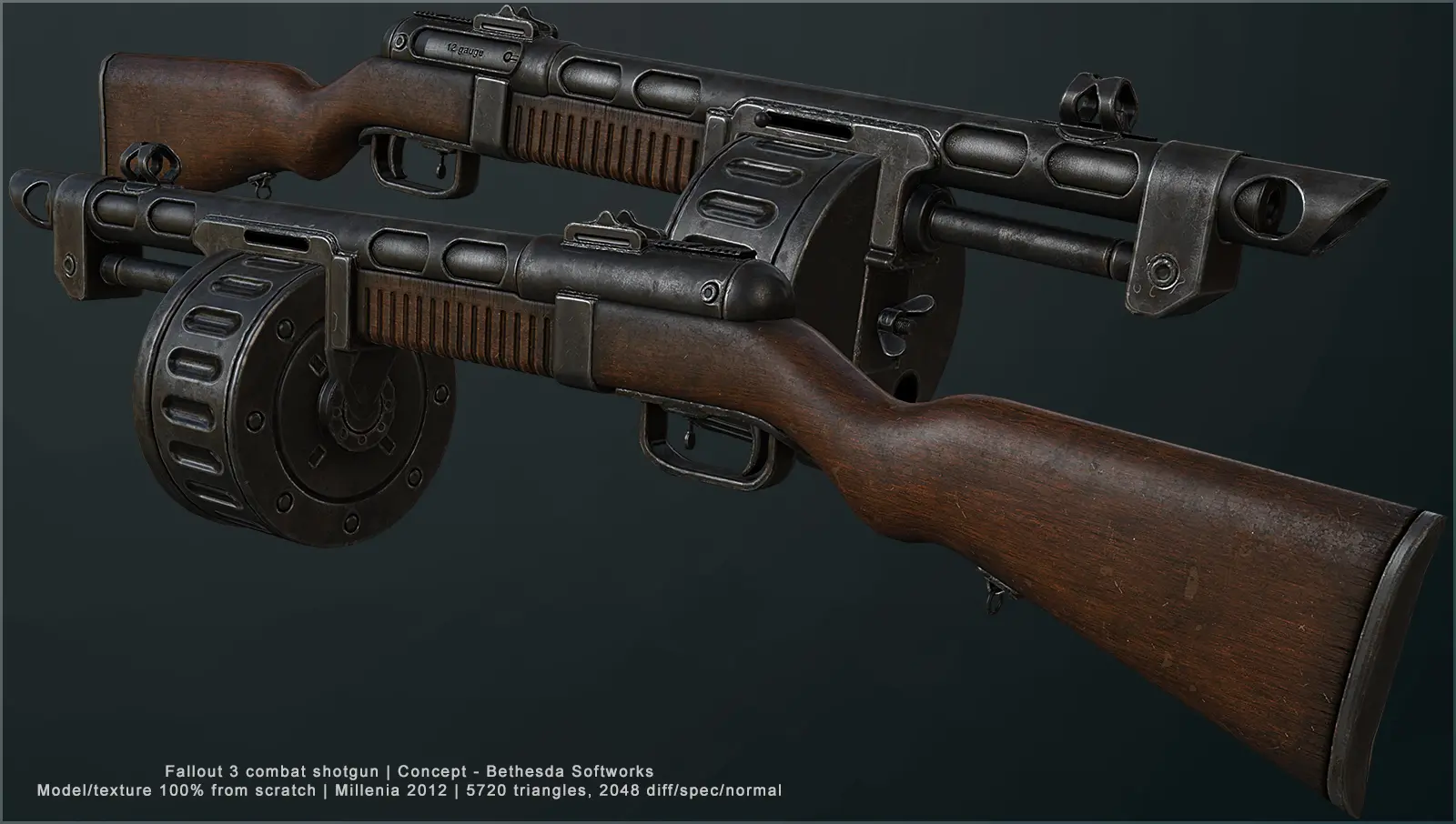 Combat Shotgun Finished At Fallout New Vegas Mods And Community