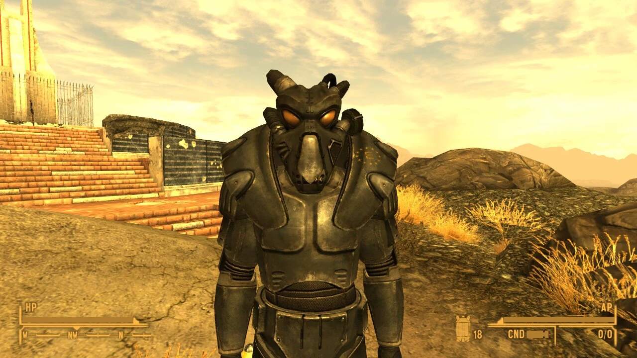 Vanilla remnant armor with Titan helmet at Fallout New Vegas - mods and ...