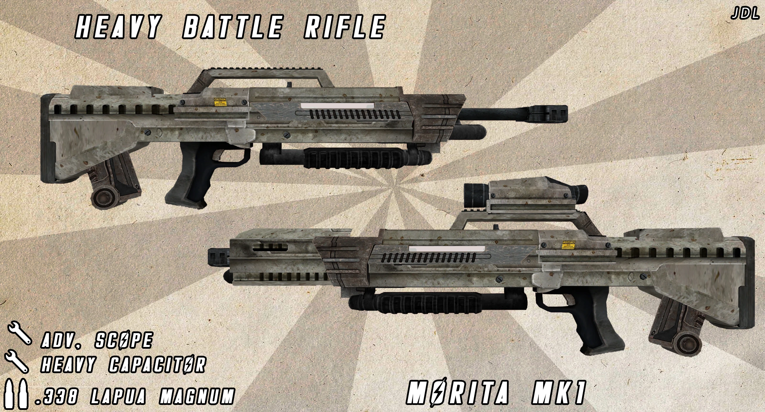 battle rifle mods new vegas