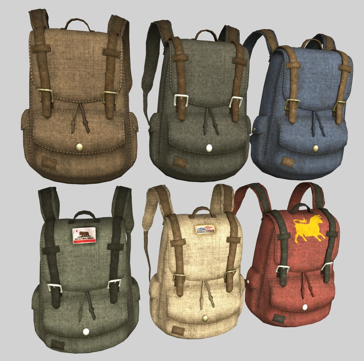 Upcoming re-make of my Canvas Backpacks mod from last year at Fallout ...