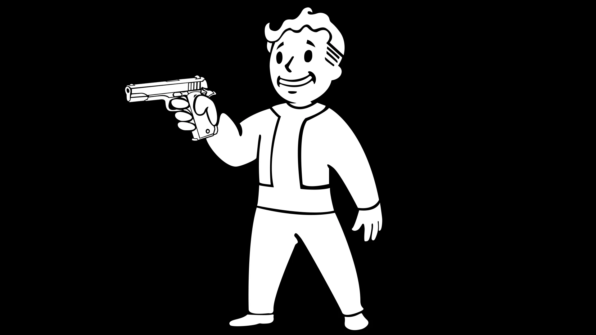 Fallout 4 черно белый фото 111
