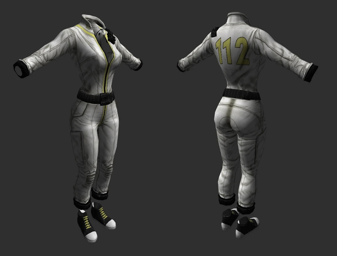 4k Vault 112 Tranquility White Jumpsuit Retexture At Fallout New Vegas Mods And Community