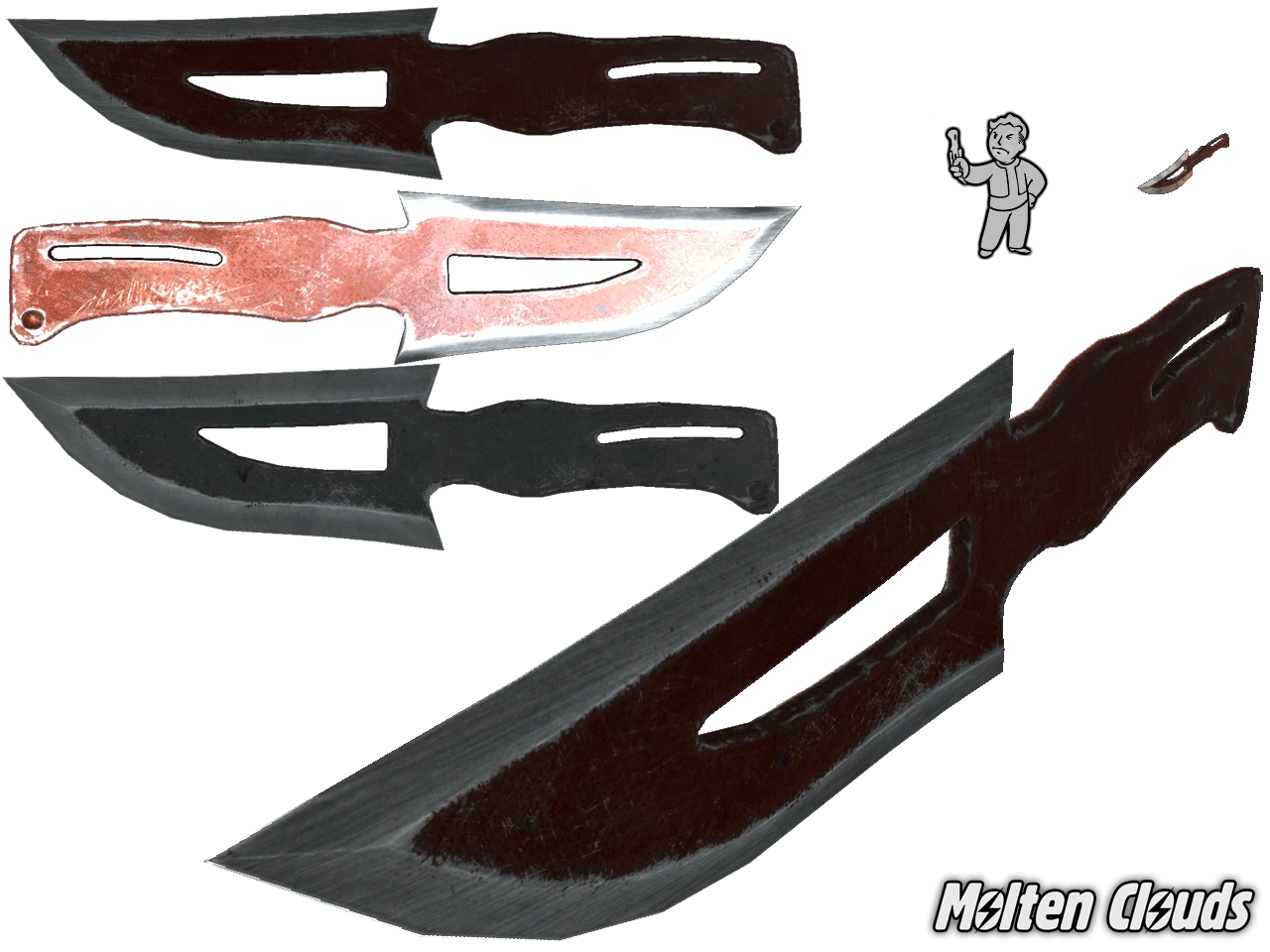 фоллаут 4 метательные ножи фото 12