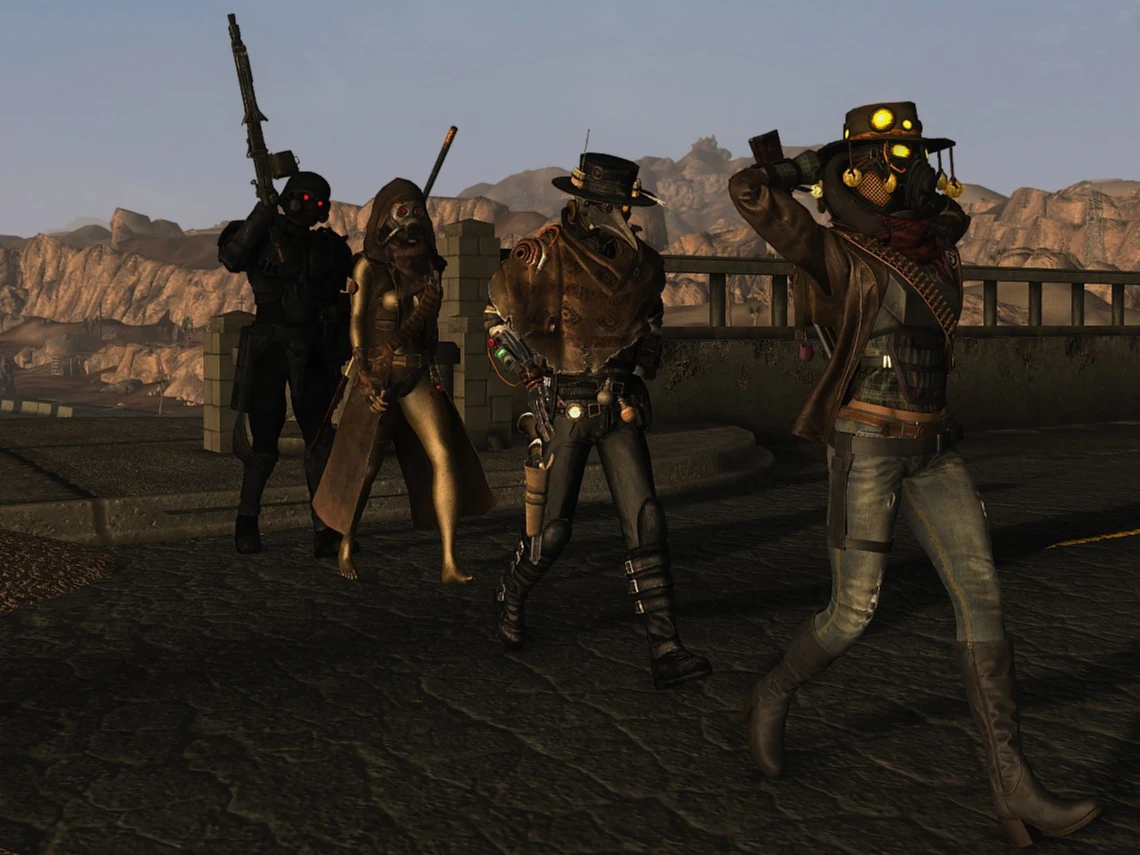 The Gas mask Crew at Fallout New Vegas - mods and community