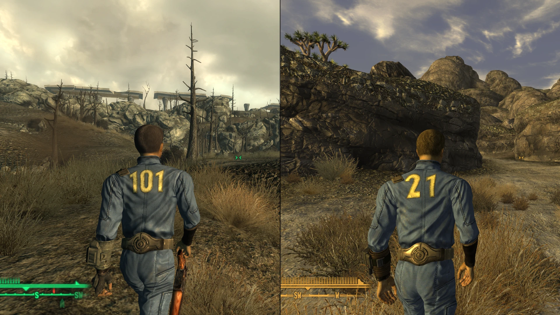How do 'Fallout: New Vegas' and 'Fallout 4' compare to one another