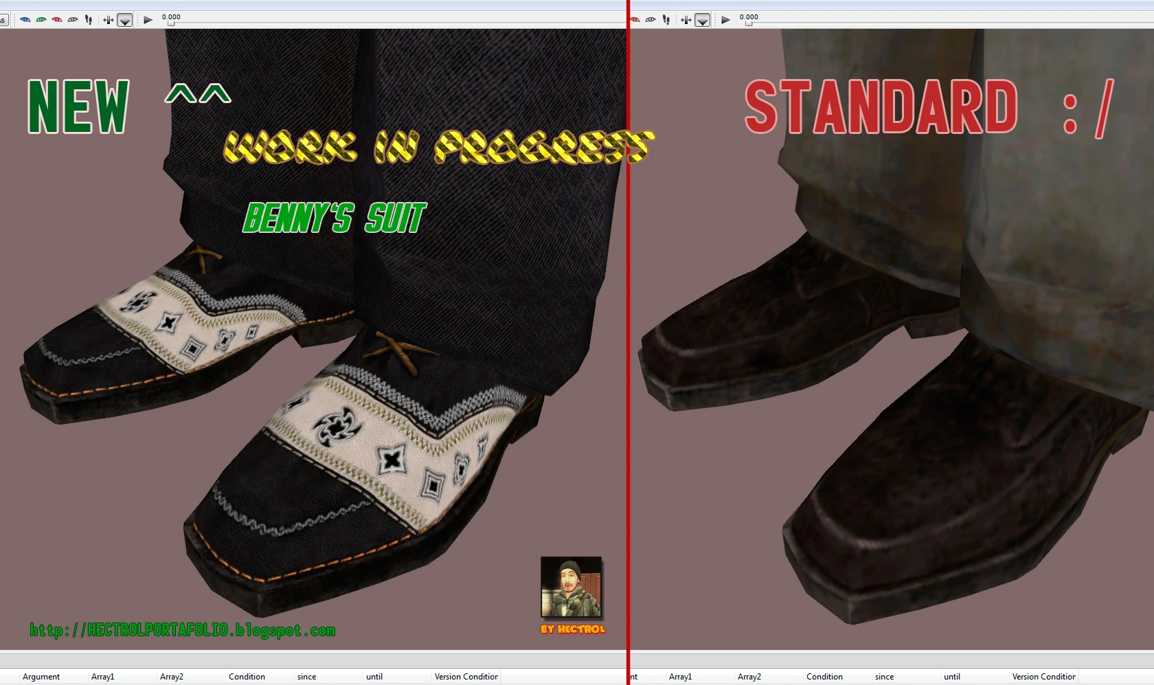 WIP Update - Benny s Suit Deluxe - Shoes at Fallout New Vegas - mods ...