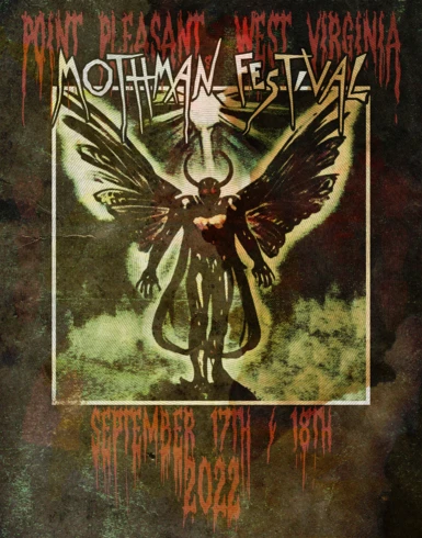 Ruined Mothman Festival Poster