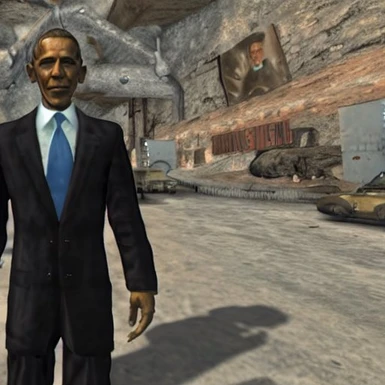 what a ai thinks of obama in fallout new vegas