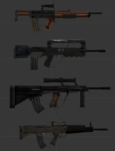 Bullpup Assault Rifles at Fallout New Vegas - mods and community