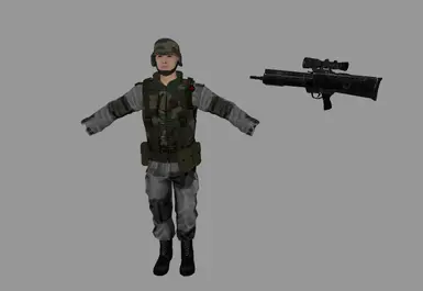 Operation Urban Warrior Fatigues with HK G11