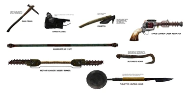 fallout nv melee weapons