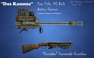 Cannon and Crossbow Concept at Fallout New Vegas - mods and community