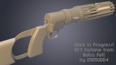 EE-3 Carbine Highpoly WIP