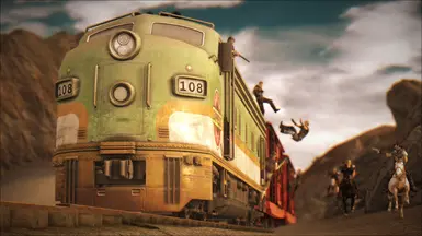 Post Apocalyptic Train Robbery