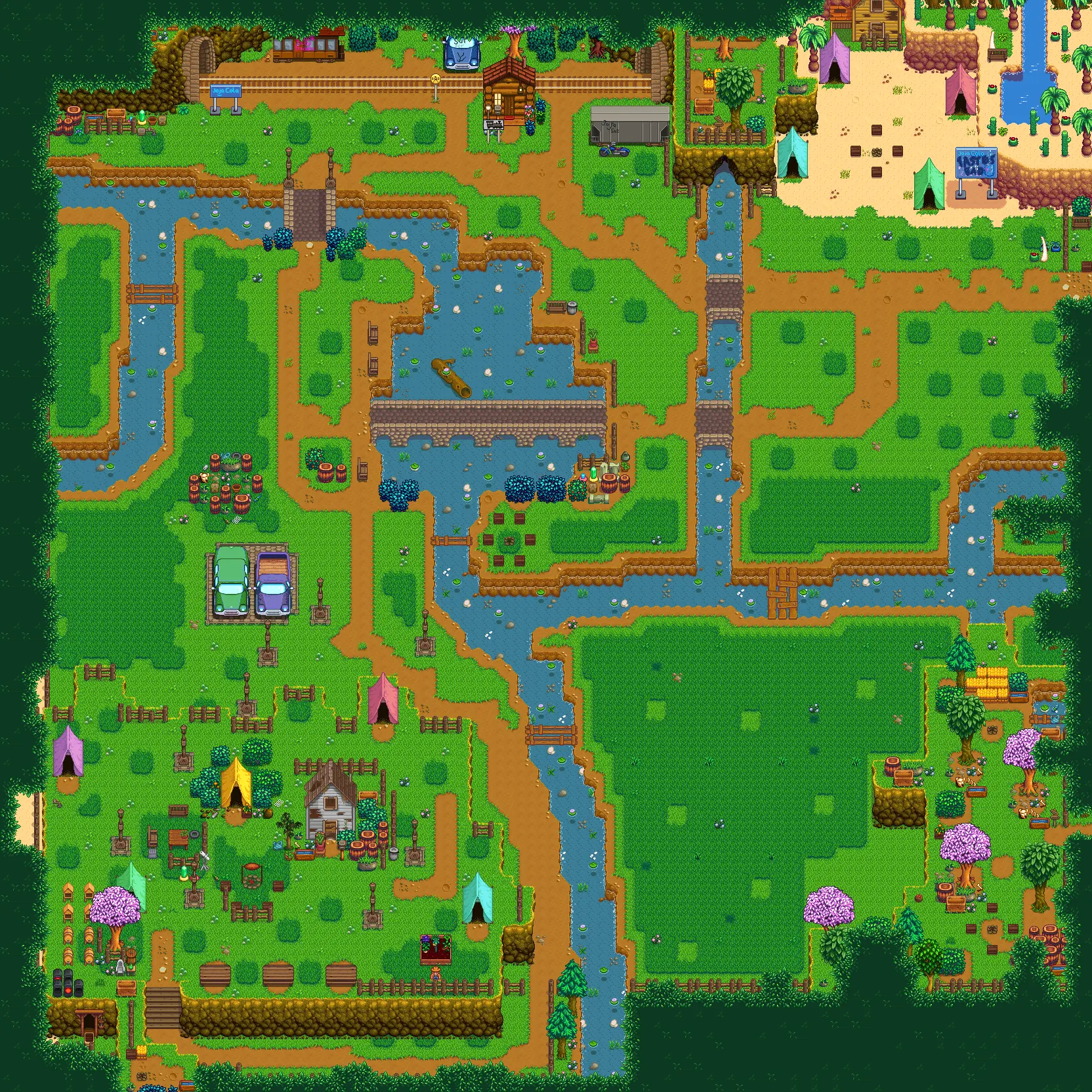 The beautiful new forest map in Downtown Zuzu at Stardew Valley Nexus -  Mods and community