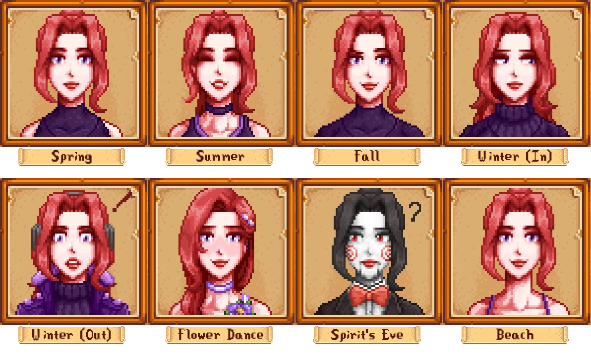 Anna's Seasonal Outfits at Stardew Valley Nexus - Mods and community