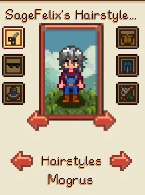 WIP - Fashion Sense hair mod at Stardew Valley Nexus - Mods and community