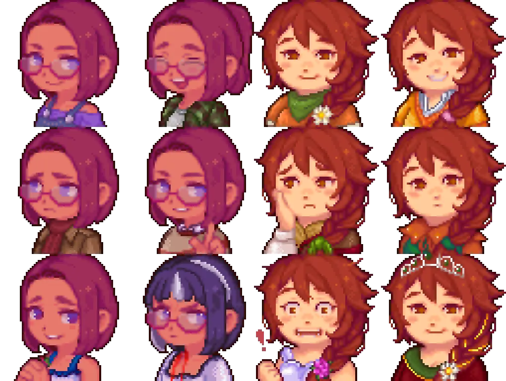 Seasonal Nyapu portraits coming soon at Stardew Valley Nexus - Mods and ...