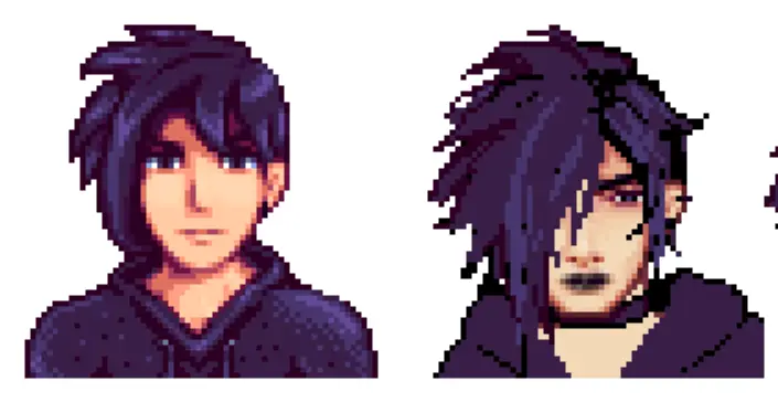 WIP Sebastian's portraits at Stardew Valley Nexus - Mods and community