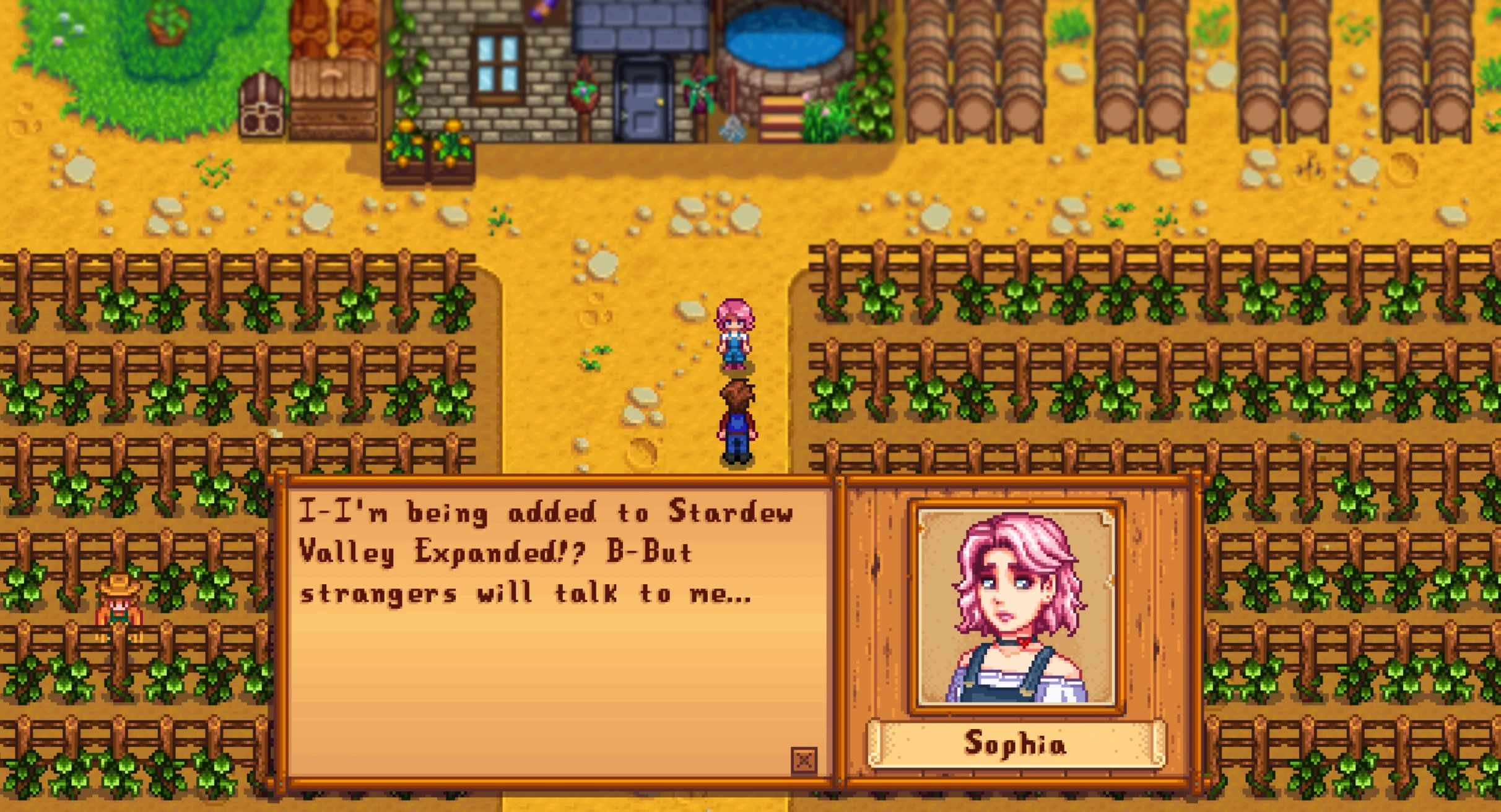 First look at Sophia coming this Christmas for Stardew Valley Expanded.