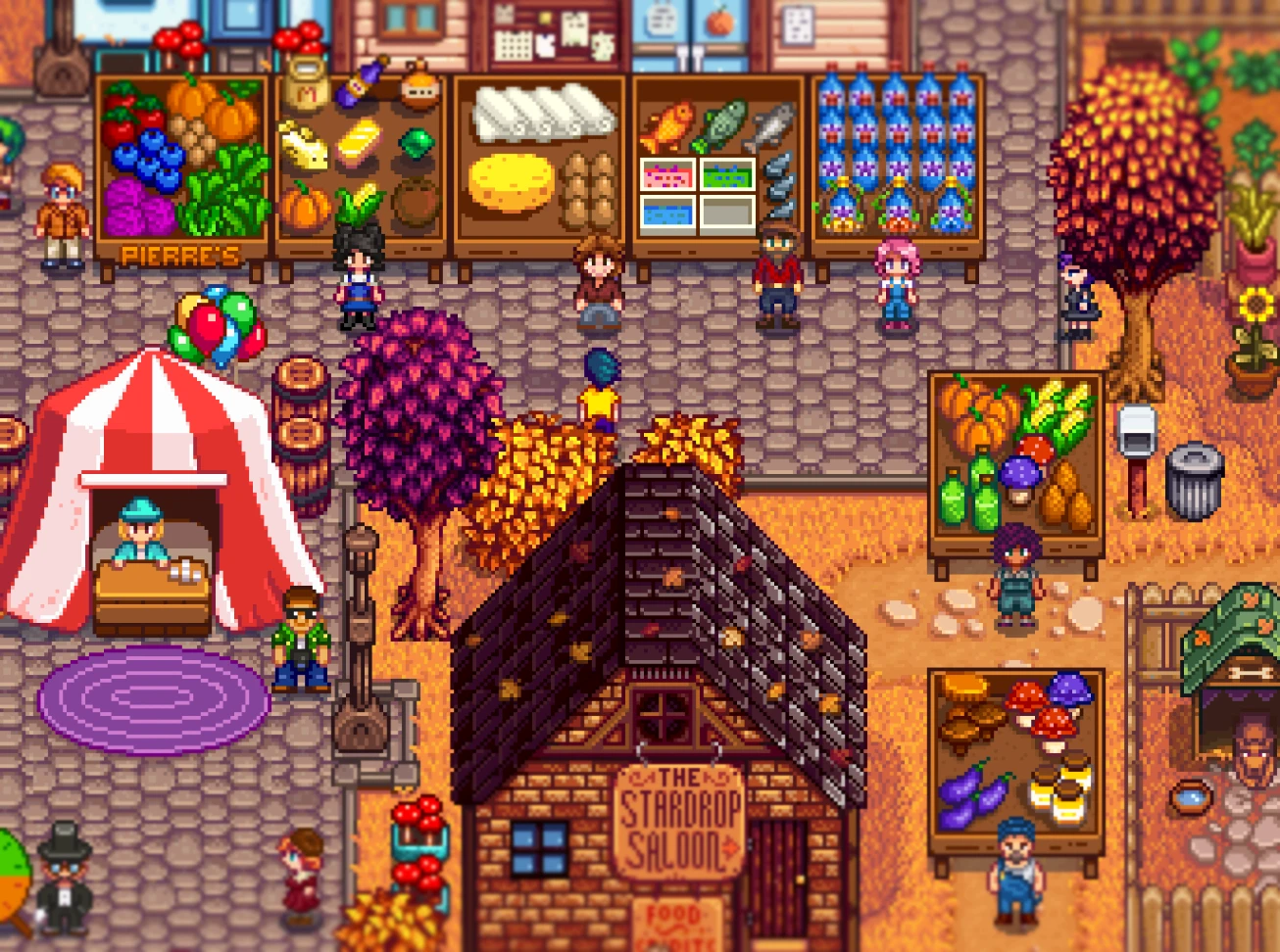 The farmers of Stardew Valley Expanded.