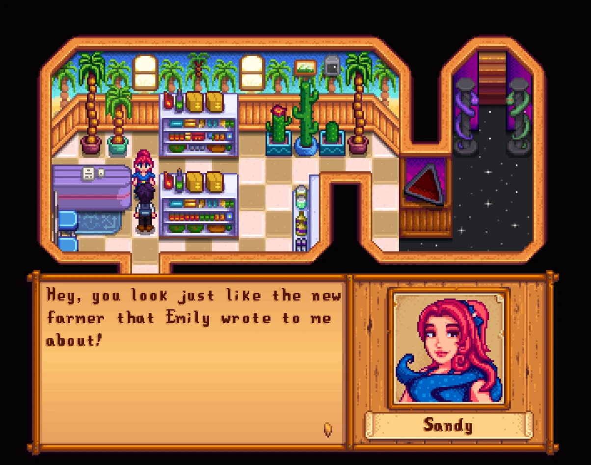 Stardew Valley Expanded - New Sandy Portrait.