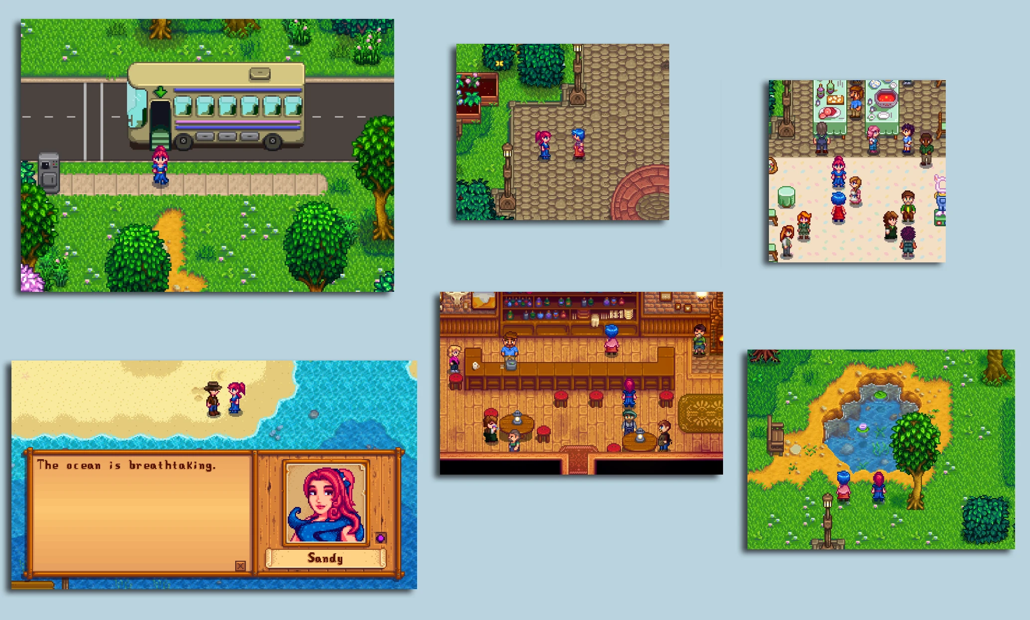 Stardew Valley Expanded - Dynamic Schedule for Sandy.