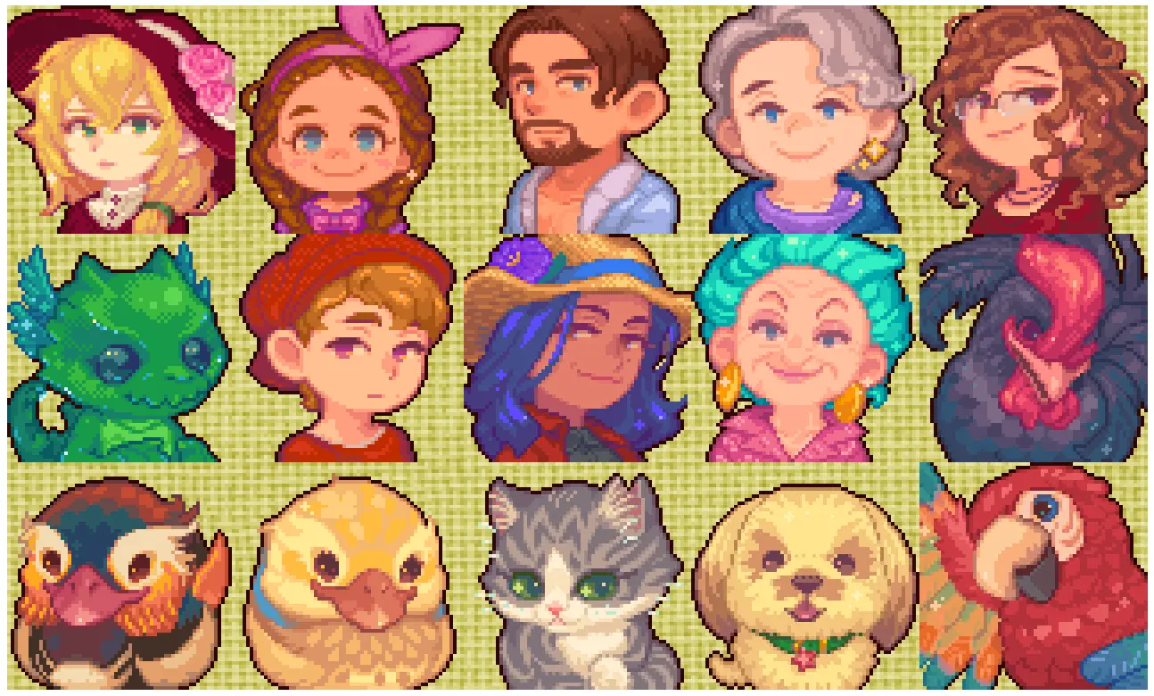 Portraits at Stardew Valley Nexus - Mods and community