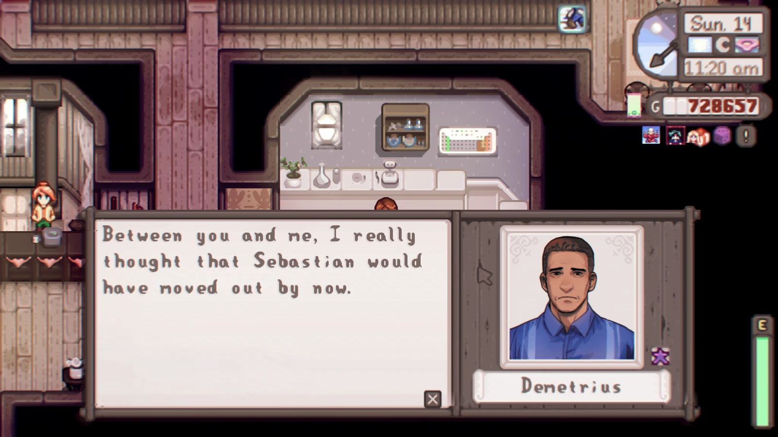 Demetrius Can't Stand Living under One Roof with Sebastian at Stardew  Valley Nexus - Mods and community