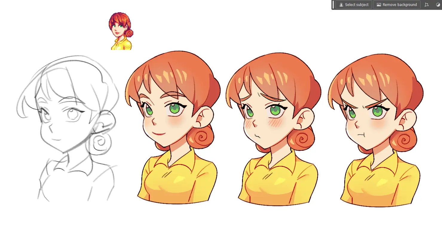 Penny Portrait doodles at Stardew Valley Nexus - Mods and community