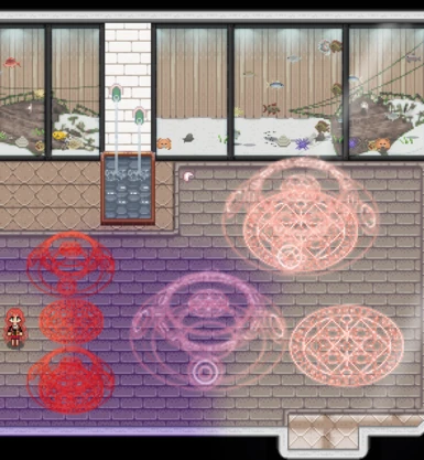 Red 3D summon circles R