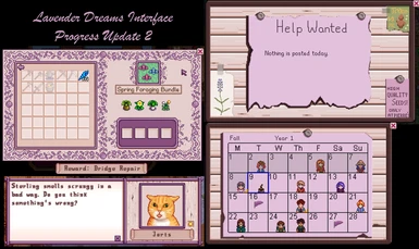 Lavender Dreams Interface - Progress Update 2