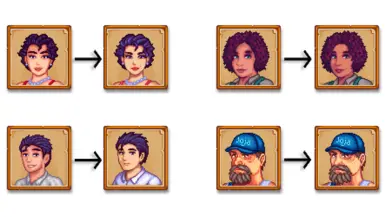 Redrawn Stardew Valley Expanded portraits at Stardew Valley Nexus ...