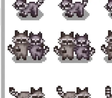 Raccoon tweaks - Part of a critters retexture mod WIP