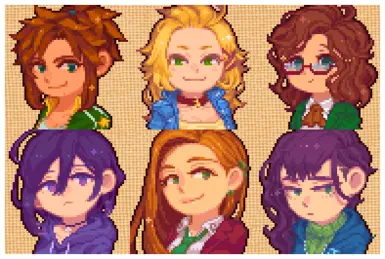 Sunberry Village Cast at Stardew Valley Nexus - Mods and community