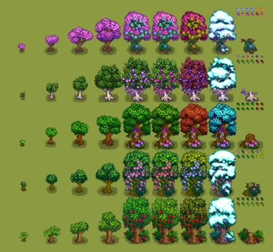 New Blossom Trees in Forager