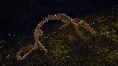 Monstrous skeleton near Nemora