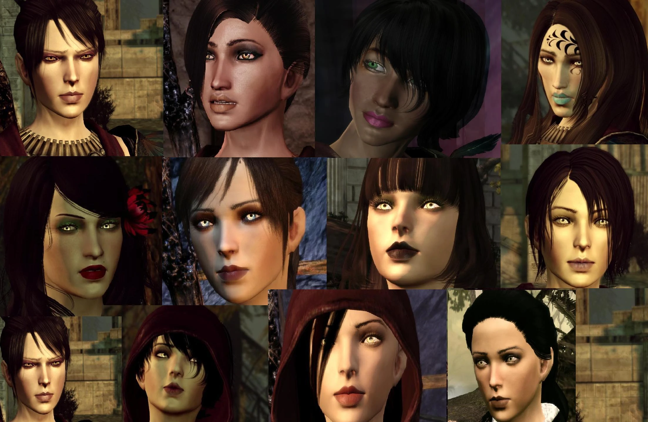 Many faces of Morrigan.