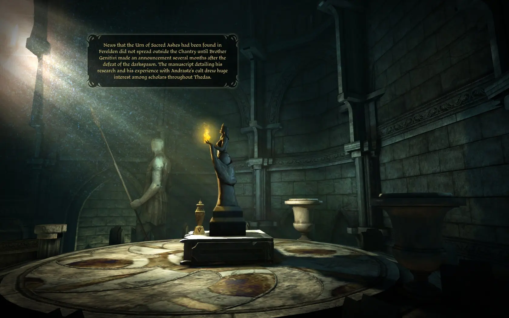 Dragon age origins urn of sacred ashes