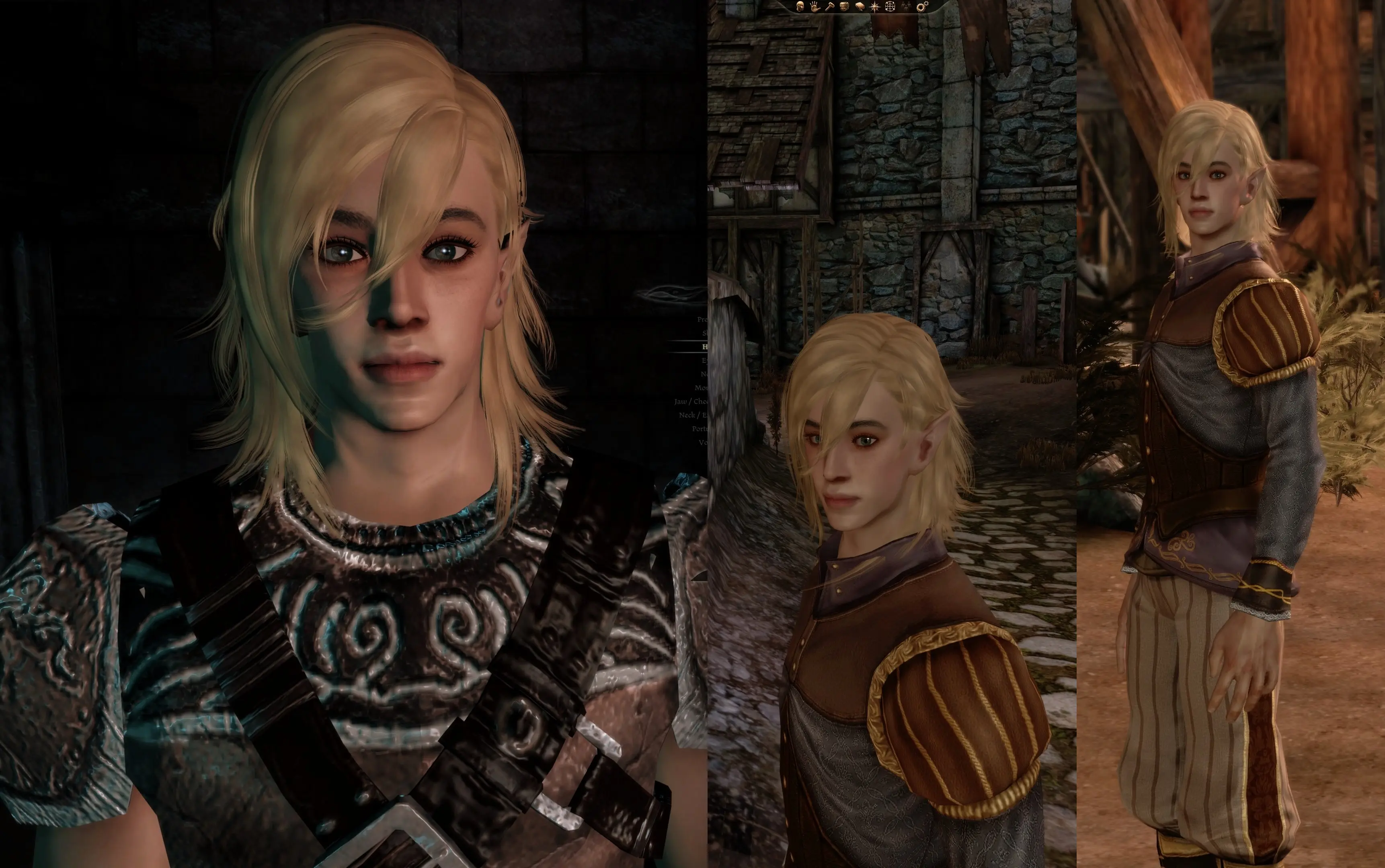 Blond Male Elf Concept - Probably a little too feminine at Dragon Age:  Origins - mods and community