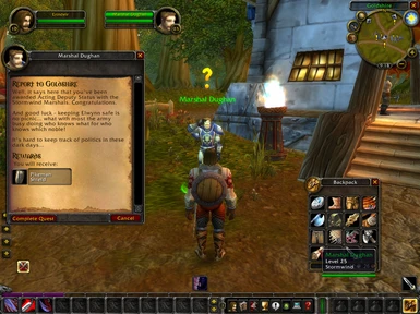 Player been awarded deputy status with the Stormwind army