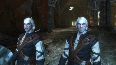 Shorter hair for Geralt WIP