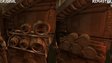 The Witcher Remaster Project Barrels Rack