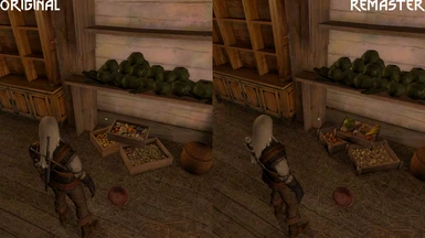 The Witcher Remaster Project Fruits and vegetables