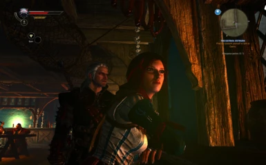 Geralt and Triss AIx2 textures Geralt TW3 face and MWR and ENB
