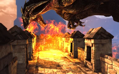 Through the Dragon fire