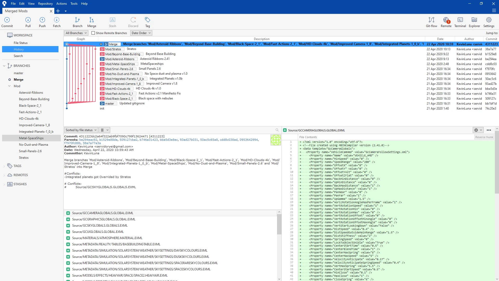 Mod Management With Git Image Topics The Nexus Forums